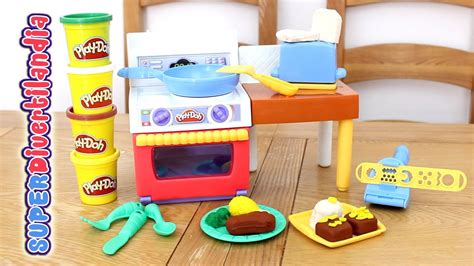 ¡un paraíso para que los chicos cocinen. Cocinando con Cocina Play-Doh - Cooking with Play-Doh ...
