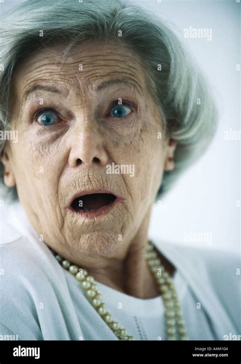 Senior Woman Portrait Stock Photo Alamy