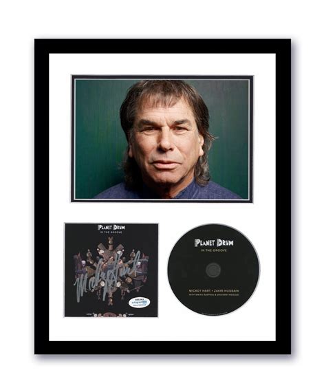 Grateful Dead Mickey Hart Autographed 11x14 Framed Cd Photo In The