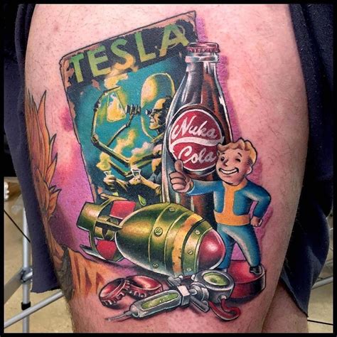 Fallout Tattoo By Laurenfenlontattooist At Hot Copper Tattoo In