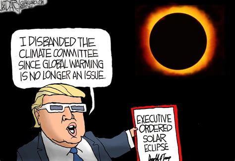 Solar Eclipse In The Trump Dark Age Darcy Cartoon