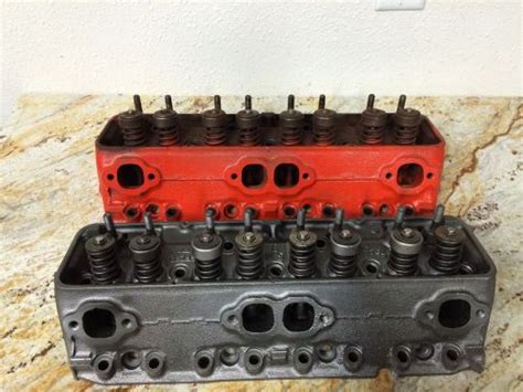 Sell 63 Corvette Chevy Cylinder Heads 461 Double Hump 3782461 In