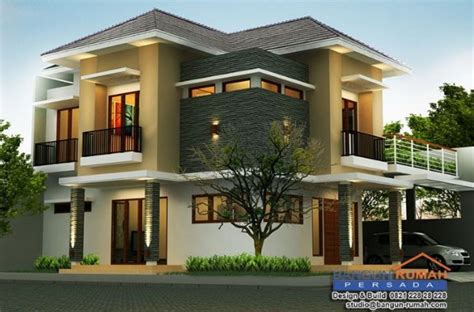 Dengan model rumah split level atau 13. Desain Pagar Rumah Hook Minimalis