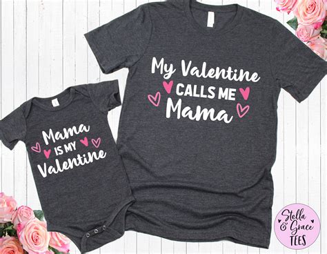 Valentines Day Mommy And Me Mother Daughter Matching Valentines Day Shirts Mommy And Me