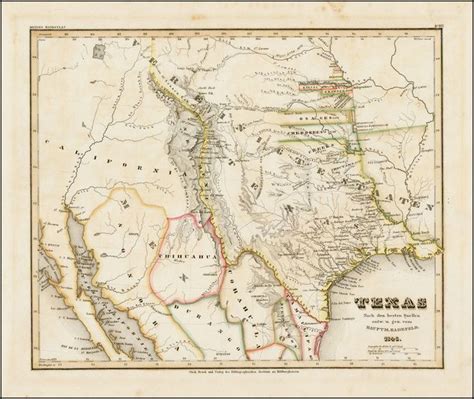 Texas 1846 Republic Of Texas Barry Lawrence Ruderman Antique