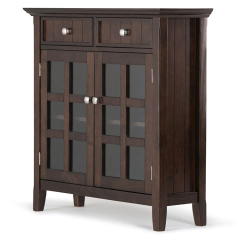 Brooklyn Max Brunswick Solid Pine Wood Storage Cabinet With Drawers