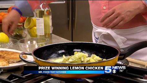 Food test kitchen sinful sweets and tasty treats : Mr. Food Test Kitchen: Prize-Winning Lemon Chicken - YouTube