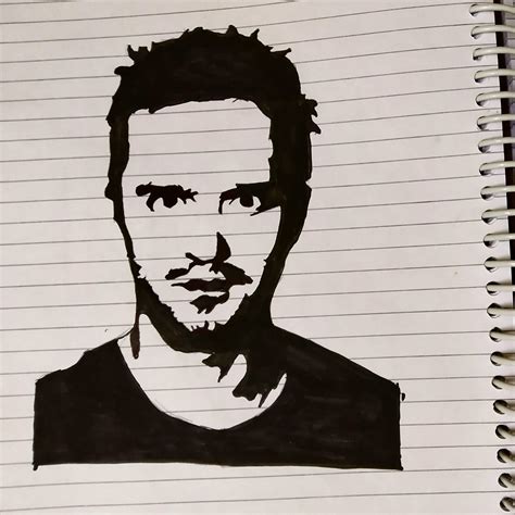 Jesse Pinkman From Breaking Bad My First Real Drawing Scorcese365 R Drawing