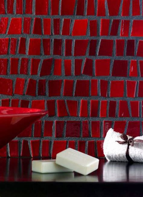 39 Red Bathroom Tile Ideas And Pictures