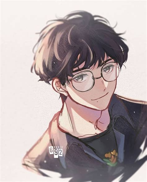 Anime Character With Glasses And Tie