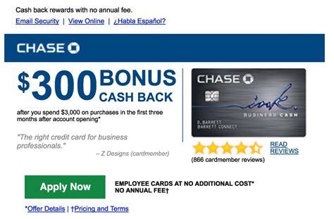 Best value for no annual fee. I'm way over 5/24 but Chase just sent me a card offer by email! - Points with a Crew