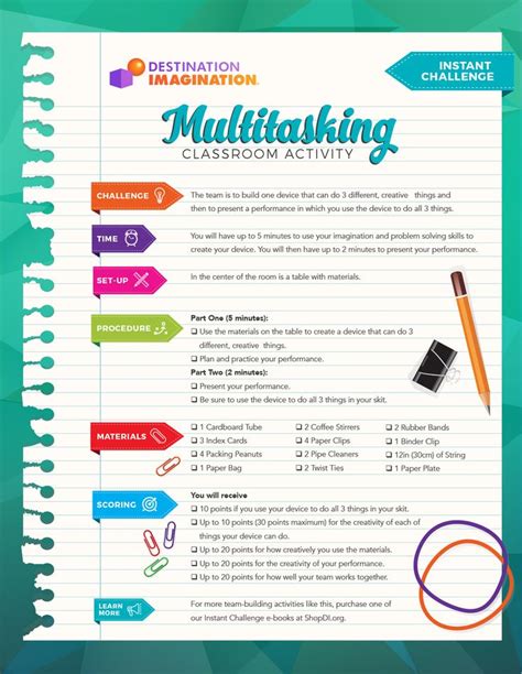 It is a great tool to host online brainstorming, teaching classes, agile workflows, video chat, and so much more. Destination Imagination--Free team building activities ...