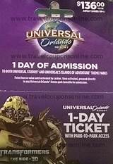 Universal Orlando Coupons Images