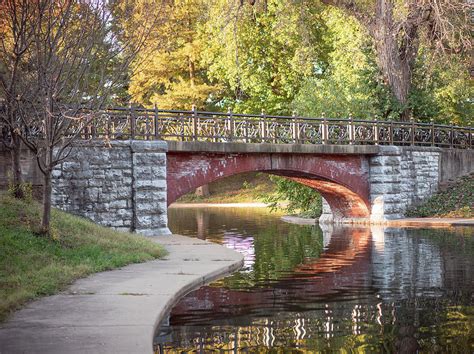 Benton Park Bridge In Autumn Photograph By Scott Rackers Fine Art America