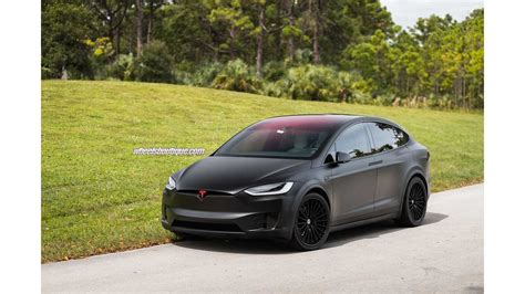 Tesla model x long range i рестайлинг. Check Out This Matte Black Tesla Model X With HRE S209 Wheels