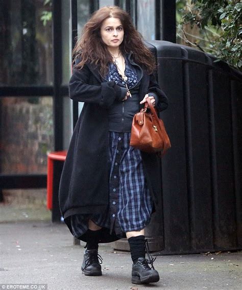 Helena Bonham Carter Covers Up After Posing Naked With A Fish For New