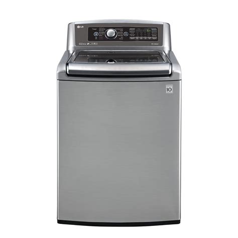 Lg Electronics 5 0 Cu Ft High Efficiency Top Load Washer With Steam In Graphite Steel Energy