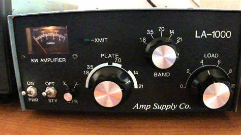 Linear Amplifier Model La 1000 Amp Supply Co Youtube