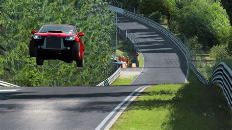 Nurburgring Jump Compilation Assetto Corsa Youtube