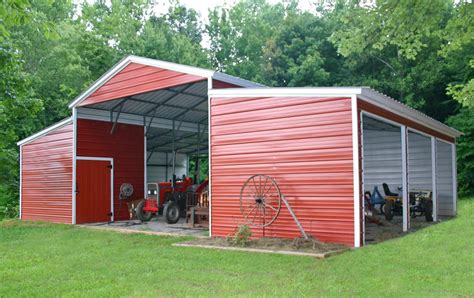 The shops are used to exhibit items which are to be sold. 44 x 31 x 12 Vertical Barn | Choice Metal Buildings