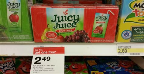 Target Juicy Juice 8 Pack Juice Boxes Only 63¢ Each After Checkout 51