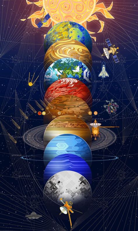 Solar System For Print By Breath Art On Deviantart Solar System Art Galaxy Wallpaper Planets