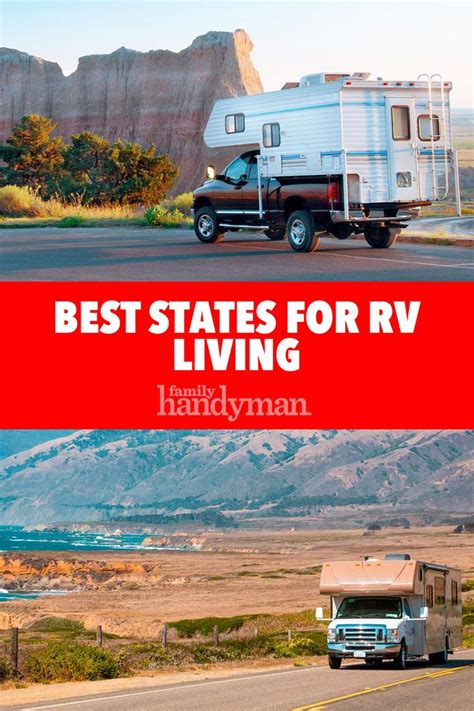 Best States For Rv Living Rv Rv Road Trip Rv Living