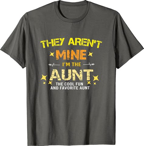 i m the cool fun and favorite aunt t shirt