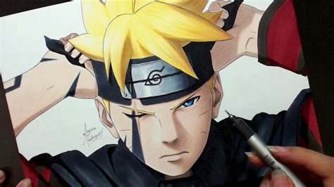 Speed Drawing Boruto Uzumaki Boruto Naruto Next Generations Youtube