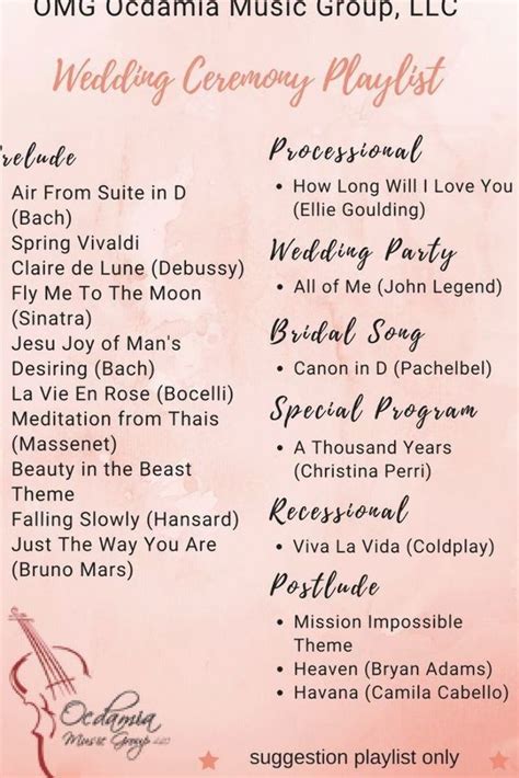 Some of these songs are more popular and can be heard even at civil ceremonies. Pin by Lily Oates on Wedding Ideas in 2020 | Wedding love songs, Christian wedding songs ...