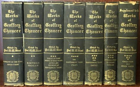 The Complete Works Of Geoffrey Chaucergeoffrey Chaucerrevwalter W