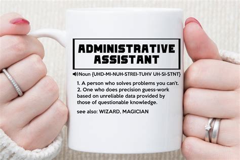 Funny Administrative Assistant T Mug Admin Assistant Mug Etsy Uk