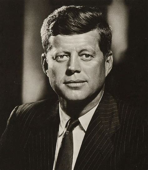 President John Kennedy Headshot Creative