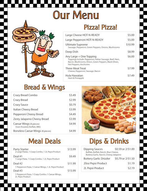 See 1,771 tripadvisor traveler reviews of 63 mcalester restaurants and search by cuisine, price, location, and more. Little Caesars Pizza Menu, Menu for Little Caesars Pizza ...
