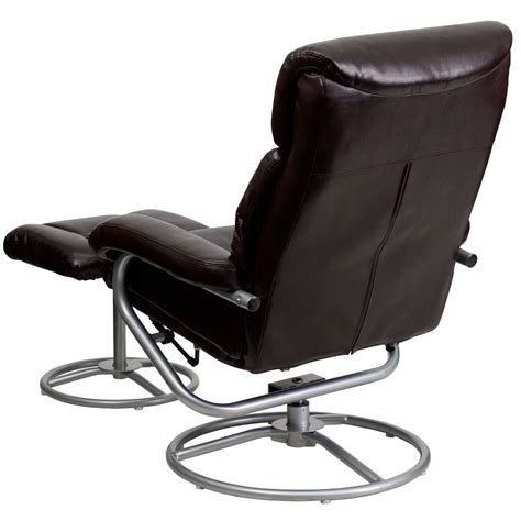 Swivel Recliner Cupola Contemporary Leather Recliner