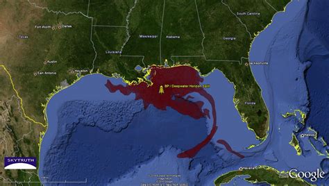 Bp Gulf Oil Spill 68000 Square Miles Of Direct Impact Skytruth