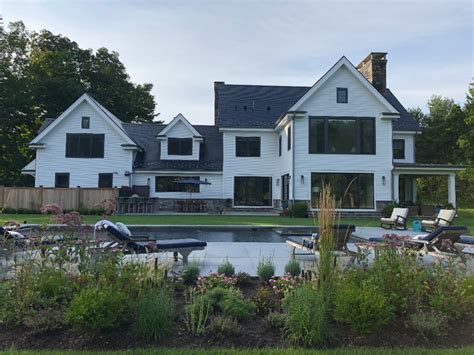 Modern Farmhouse Connecticut Home Design Demotte Architects