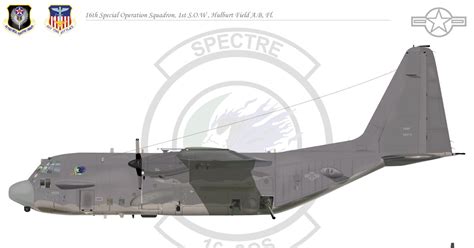 Aviation Lockheedboeing Ac 130 Spectrespooky Gunship