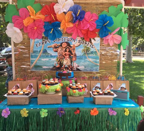 Moana Themed Birthday Party Party Decorations Birthday Party Themes