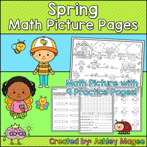 Spring Math Picture Pages Made By Teachers