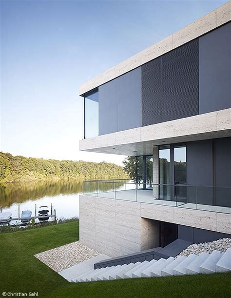 Modern House Design And Architecture Selbstbewusst Am See Berlin