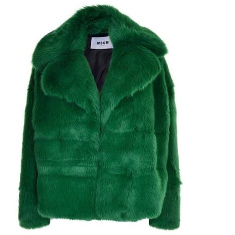 Msgm Faux Fur Jacket 820 Liked On Polyvore Featuring Outerwear
