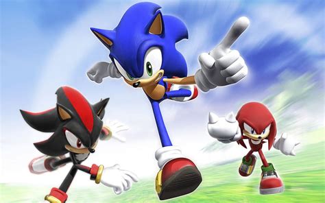 Video Game Sonic The Hedgehog Shadow The Hedgehog Knuckles The