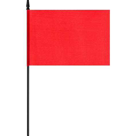 Red Flag 6in X 9in Party City