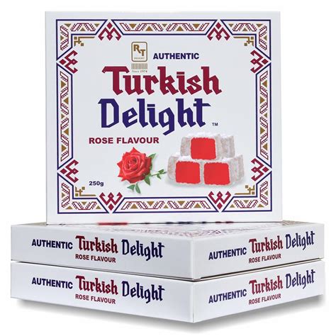 250g Rose Turkish Delight Real Turkish Delight