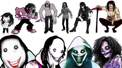 Niveles De Poder De Jeff The Killer Creepypasta Friday Night Funkin Youtube