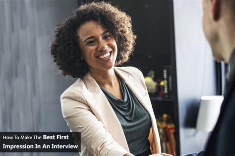 How To Make A Good First Impression In An Interview Sawaal