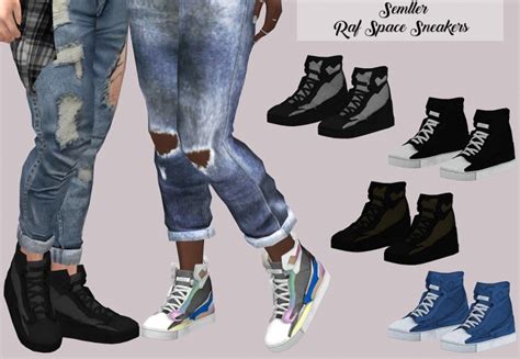 Semller Raf Space Sneakers At Lumy Sims Sims 4 Updates