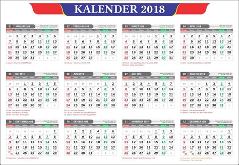 Download Desain Kalender 2018 Masehi Jawa Hijriyah Aabmedia