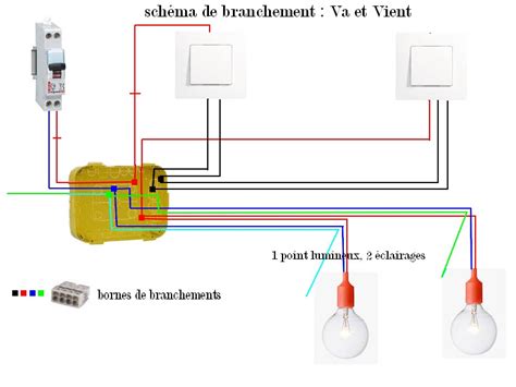 Schema branchement electrique 2 ampoules - bois-eco-concept.fr